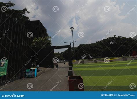 Bandung Town Square (alun-alun Bandung) with Great Mosque, an Icon and ...