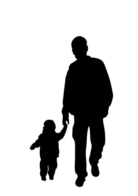 Father And Son Silhouette Free Stock Photo - Public Domain Pictures