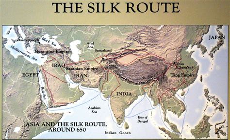 Map Of Trade Routes On Silk Road Silk Road History Map - Bank2home.com