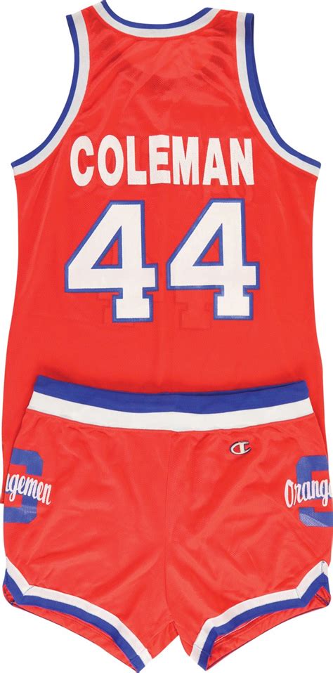 Circa 1987 Derrick Coleman Syracuse Orangemen Game Worn Uniform