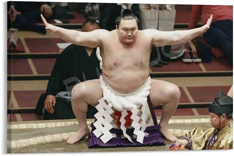 Amazon.com: BLUDUG Hakuhō Shō Yokozuna Poster Japanese Sumo Master ...