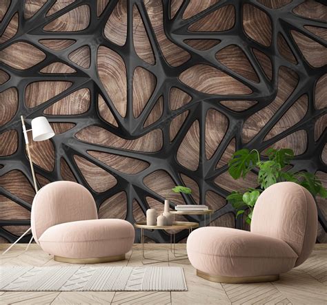 Modern 3D Wallpaper Wall Art Wall Paper Wall Mural Living Room - Etsy