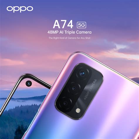 OPPO A74 5G - 48MP AI Quad Camera Phone