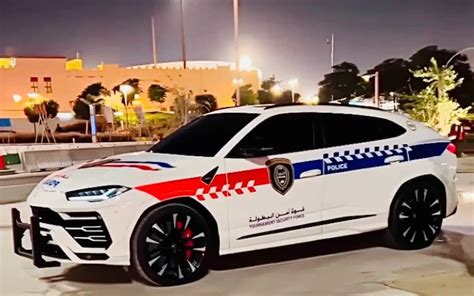 Qatar World Cup police are getting around in a Lamborghini Urus