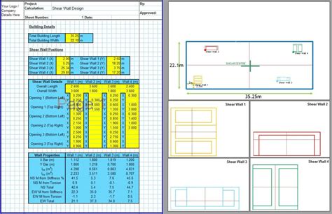 Concrete Shear Wall Design Spreadsheet1 - CivilWeb Spreadsheets