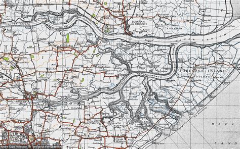 Old Maps of Wallasea Island, Essex - Francis Frith