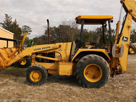 1992 310d John Deere Backhoe Loader 4x4 Enclosed Cab Diesel Turbo ...