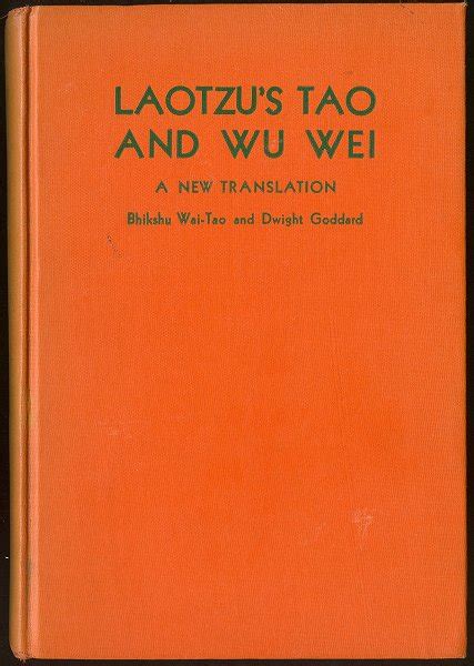 Laotzu's Tao and Wu Wei: Title Page