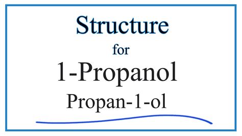 Lewis Structure Of 1 Propanol