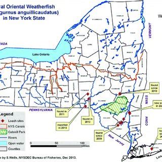 Ley Lines New York State Map