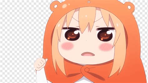 Himouto! Umaru-chan Anime Chibi Manga, Anime, child, face, orange png ...