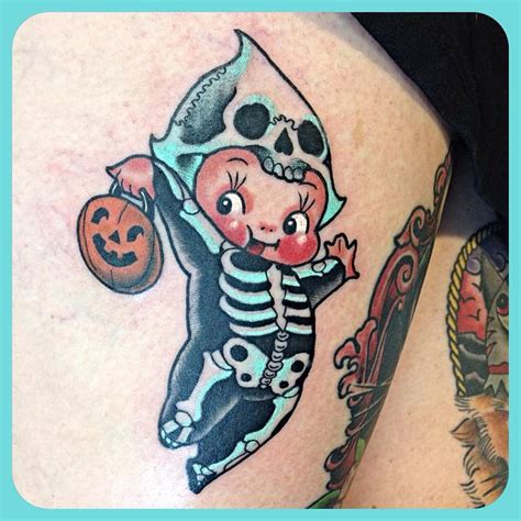 25+ unique Cute halloween tattoos ideas on Pinterest | Halloween tattoo ...