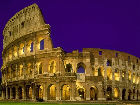 The Coliseum at Night Rome Italy picture, The Coliseum at Night Rome ...