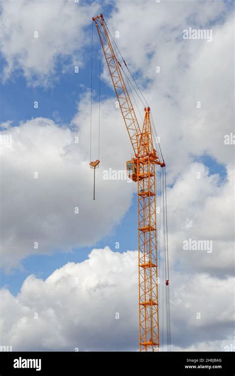 Construction site with cranes Stock Photo - Alamy