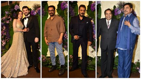 Karan Deol Reception: Salman Khan, Aamir Khan join Sunny Deol ...