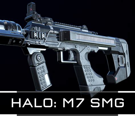 ArtStation - Halo M7 SMG