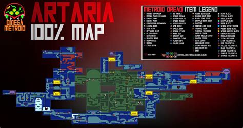 Metroid Dread Walkthrough: 100% Map & Routes - Omega Metroid