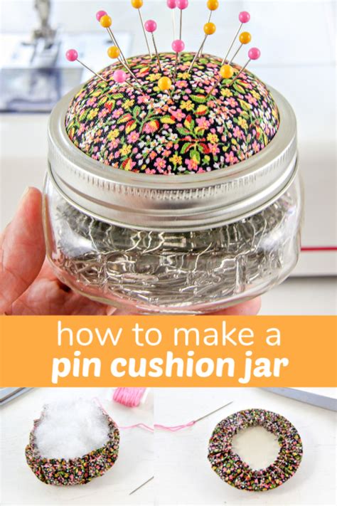 How To Make a Pin Cushion Jar - Make and Takes