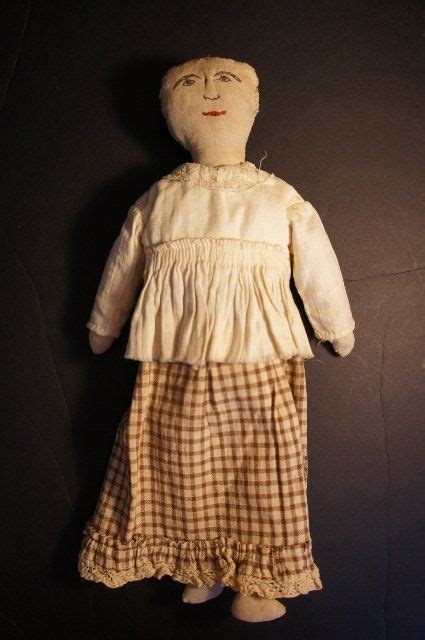 An old soul embroidered face rag doll from the late 1800's | Vintage ...