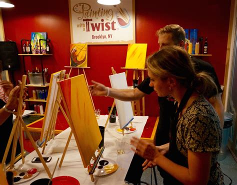 Painting with a Twist in Brooklyn (Spoiler: the Twist is Wine)