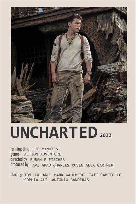 Uncharted movie poster | Tom holland movies, Movie posters minimalist ...