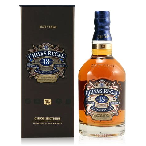 Chivas Regal Scotch 18 YO Gold Signature + GP 0,7L (40% Vol.) - Chivas ...