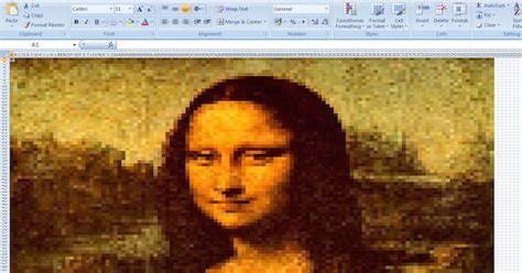 Create your Own Excel Art on Microsoft Excel Spreadsheet Software