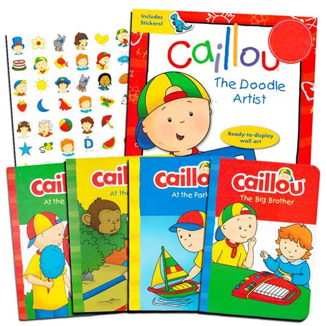 Buy Caillou Board Book Set for Toddlers Kids -- 5 Caillou Books and ...