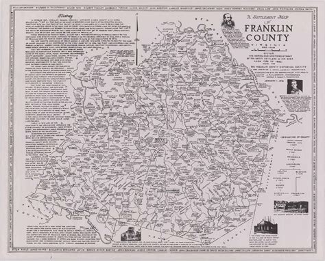 Settlement Map, Franklin County, VA