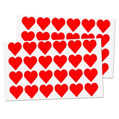 Red Heart Stickers - TownStix