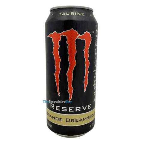 REVIEW: Monster Reserve Orange Dreamsicle Energy Drink - The Impulsive Buy