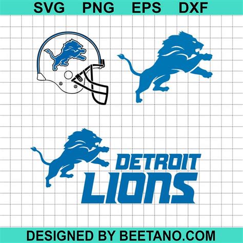 Detroit Lions Logo, Lion Design, Football Logo, Silhouette Studio ...