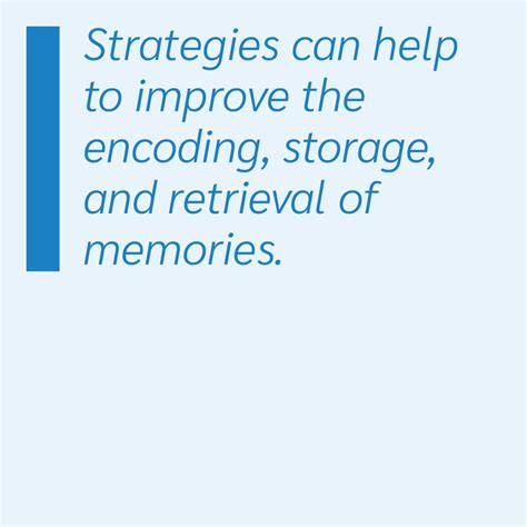 Strategies For People With Memory Problems