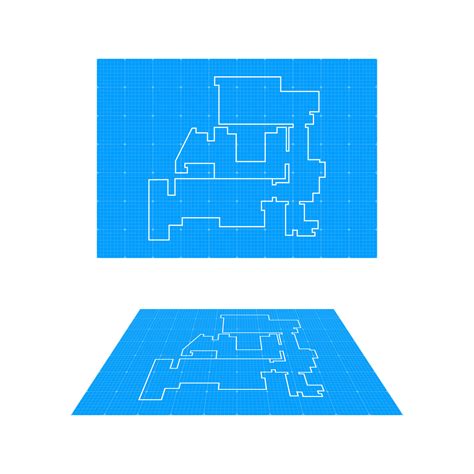 Blueprint house plan drawing. Vector stock illustration 29896060 Vector ...