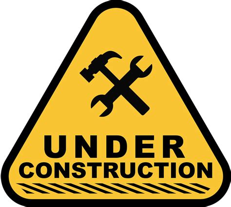 Under Construction Sign Printable