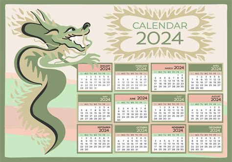 2024 Chinese Calendar Year - Luci Simona