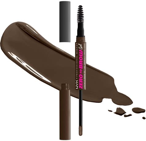 NYX PROFESSIONAL MAKEUP Zero to Brow Longware Brow Gel 07 Espresso ...