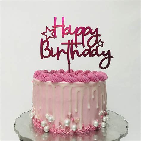 Top 91+ imagen pastel de cumpleaños rosa - Abzlocal.mx