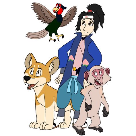 Disney's Momotaro: The Characters by LionAdventuresArt on DeviantArt