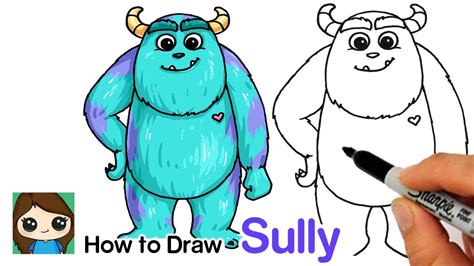 How To Draw Sulley From Monsters Inc Step 4 Monster Coloring Pages ...