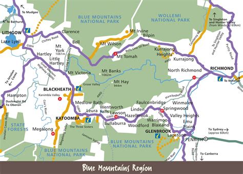 Blue Mountains National Park - Camping & Walks Map, Entry Fee, Hotels ...