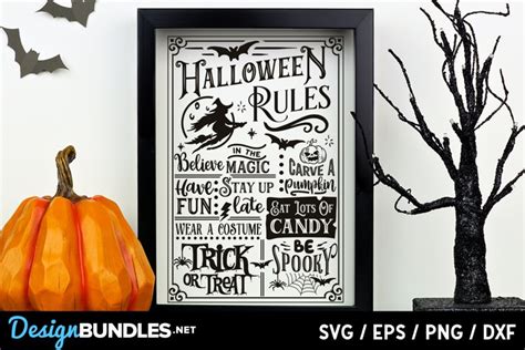 Halloween Rules SVG