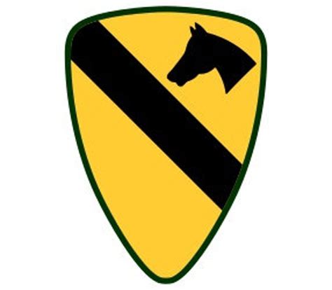 US Army 1st Cavalry Division Patch Vector Files, Dxf Eps Svg Ai Crv - Etsy