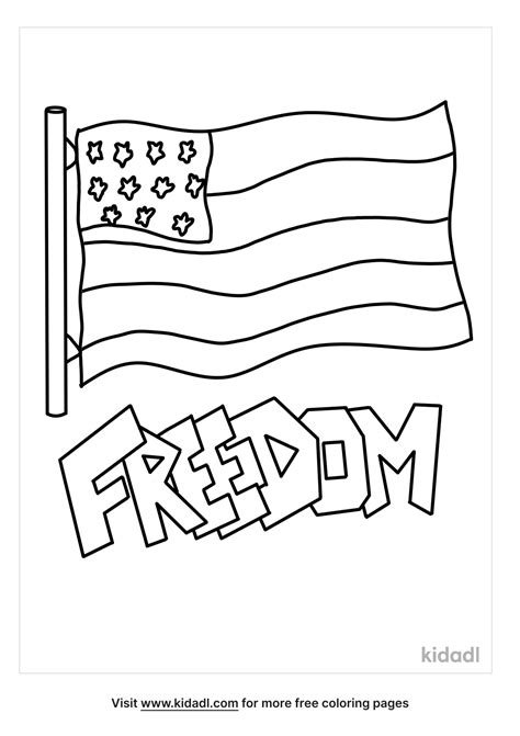 Freedom Coloring Page. Free Words And Quotes Coloring Page - Coloring Home