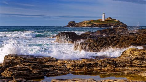 Godrevy Lighthouse Foto & Bild | world, wasser, meer Bilder auf ...