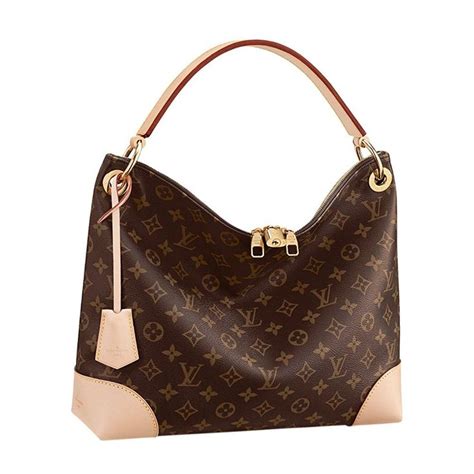 Capped Brilliant Chocolate Leather Shoulder Bag | Louis vuitton ...