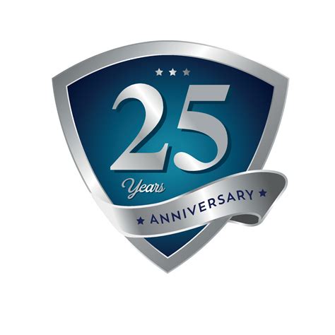 25th Anniversary Celebrating text company business background with ...