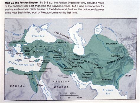 Map of the Persian Empire