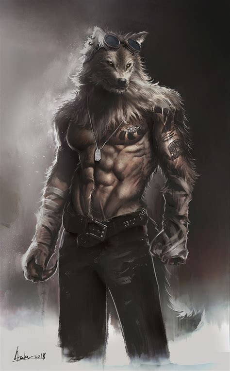 Werewolf, Amber Tsai on ArtStation at https://www.artstation.com ...