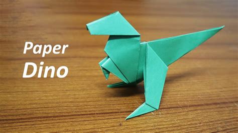 Origami Instructions Dinosaur